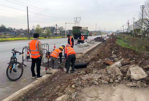 田子湖路市政化改造工程开工建设
