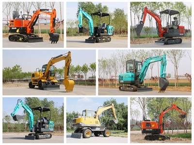 安阳市小型履带挖掘机生产厂家定制挖山药小型挖掘机型号图片