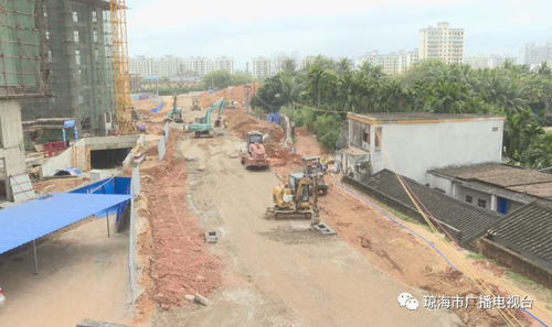 琼海市一小门前路延长线市政工程项目施工进入冲刺阶段