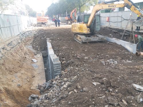 中安在线黄山频道 延安路市政管网改造工程计划春节前完工
